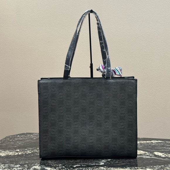 4 pc Bebe Black Tote with Pink Accents - Picture 3 of 8